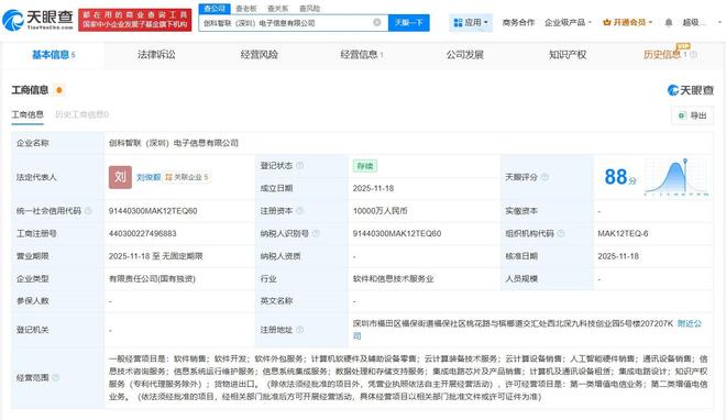 招商創(chuàng)科加碼電子信息賽道 深圳新設(shè)億元級軟硬件公司